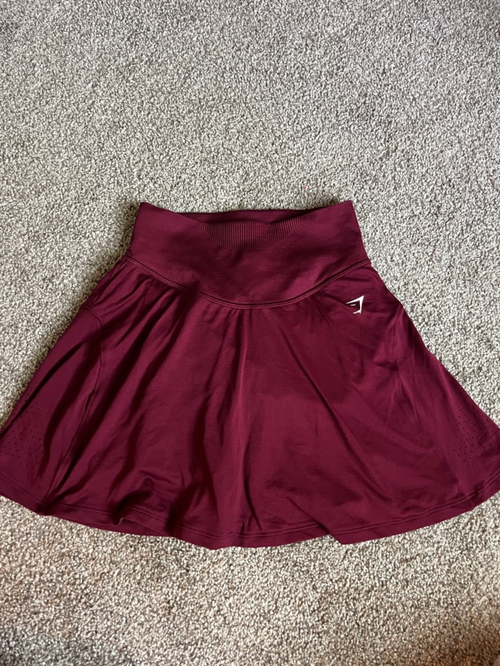 NWT Gymshark Maroon Sweat Seamless Skort Athletic Skirt